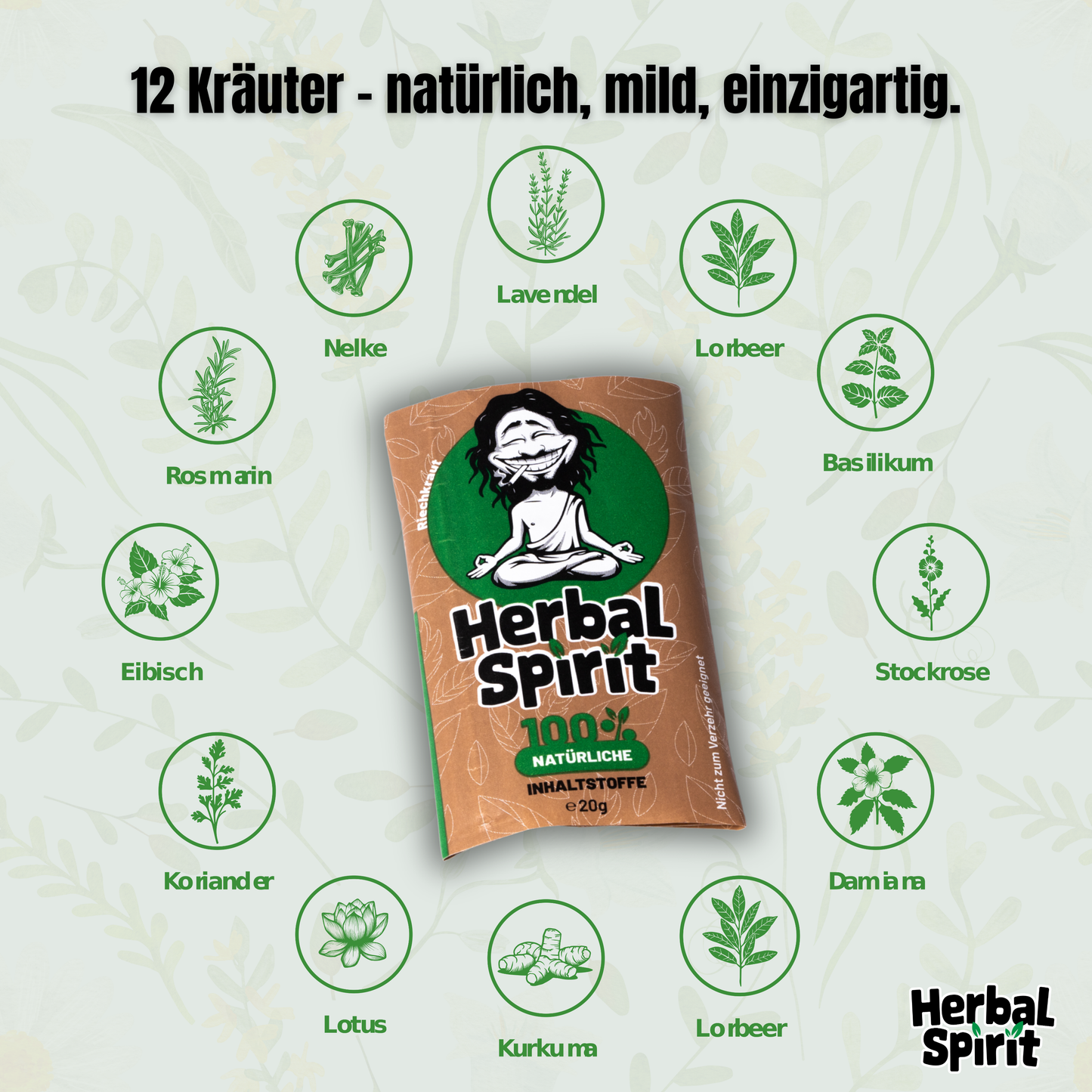 🌿 Herbal Spirit – 10er Box (Vorratspack) 🌿